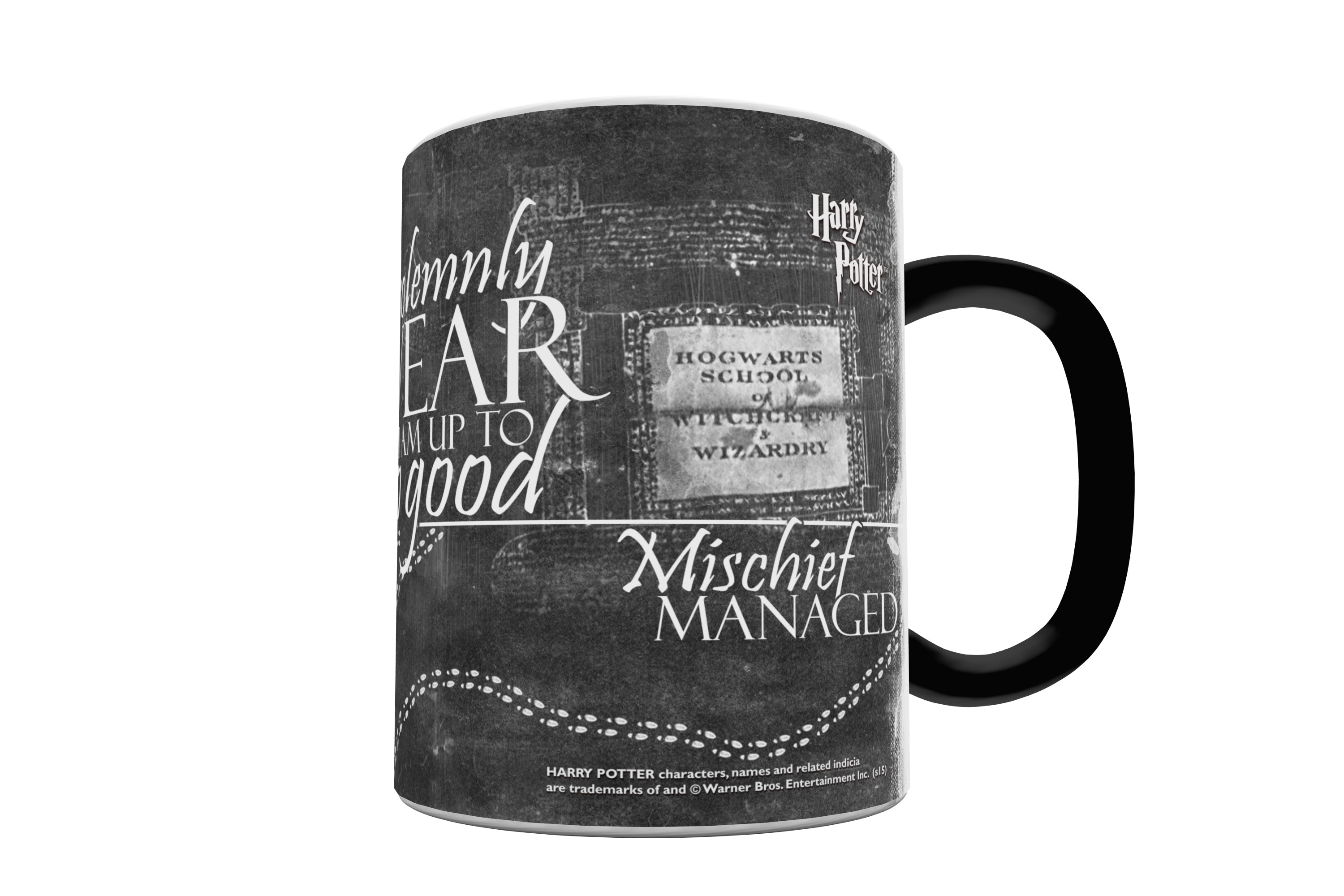 Harry Potter (Marauders Map - Black and White) Morphing Mugs® Heat-Sensitive Mug MMUG297