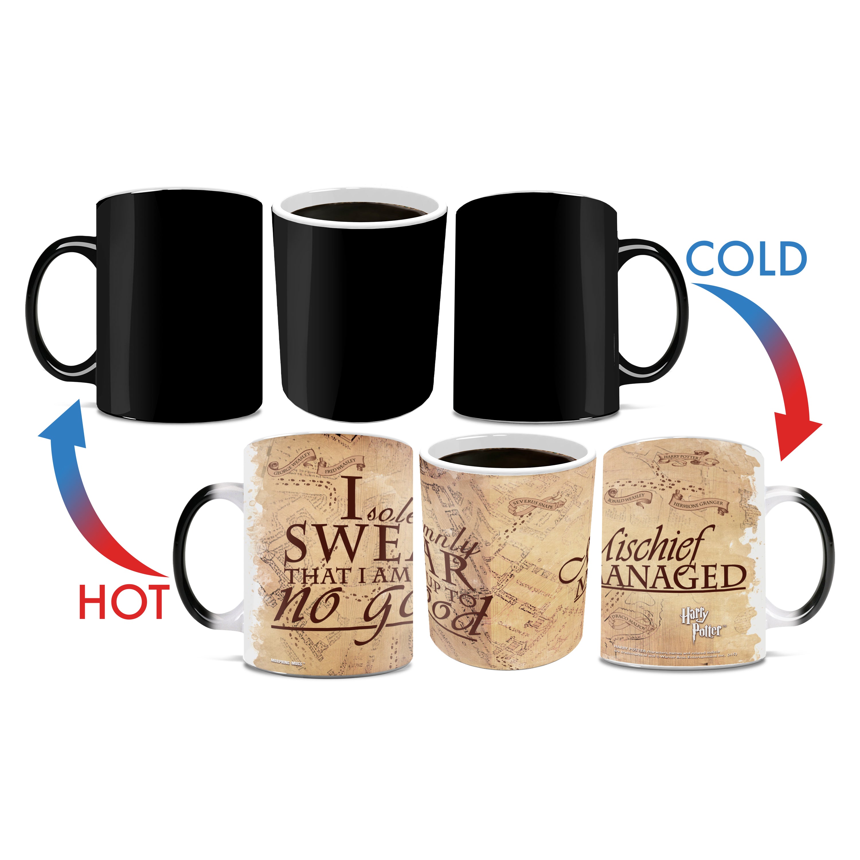 Harry Potter (Marauders Map) Morphing Mugs® Heat-Sensitive Mug MMUG298