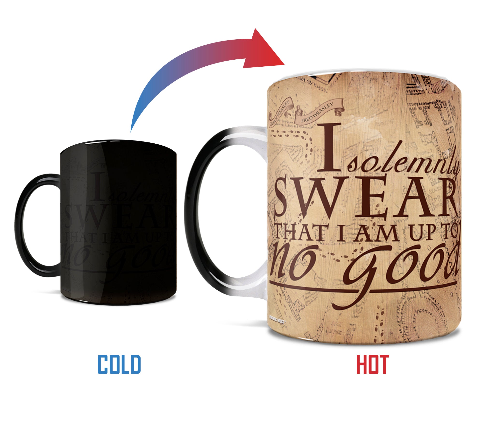 Harry Potter (Marauders Map) Morphing Mugs® Heat-Sensitive Mug MMUG298