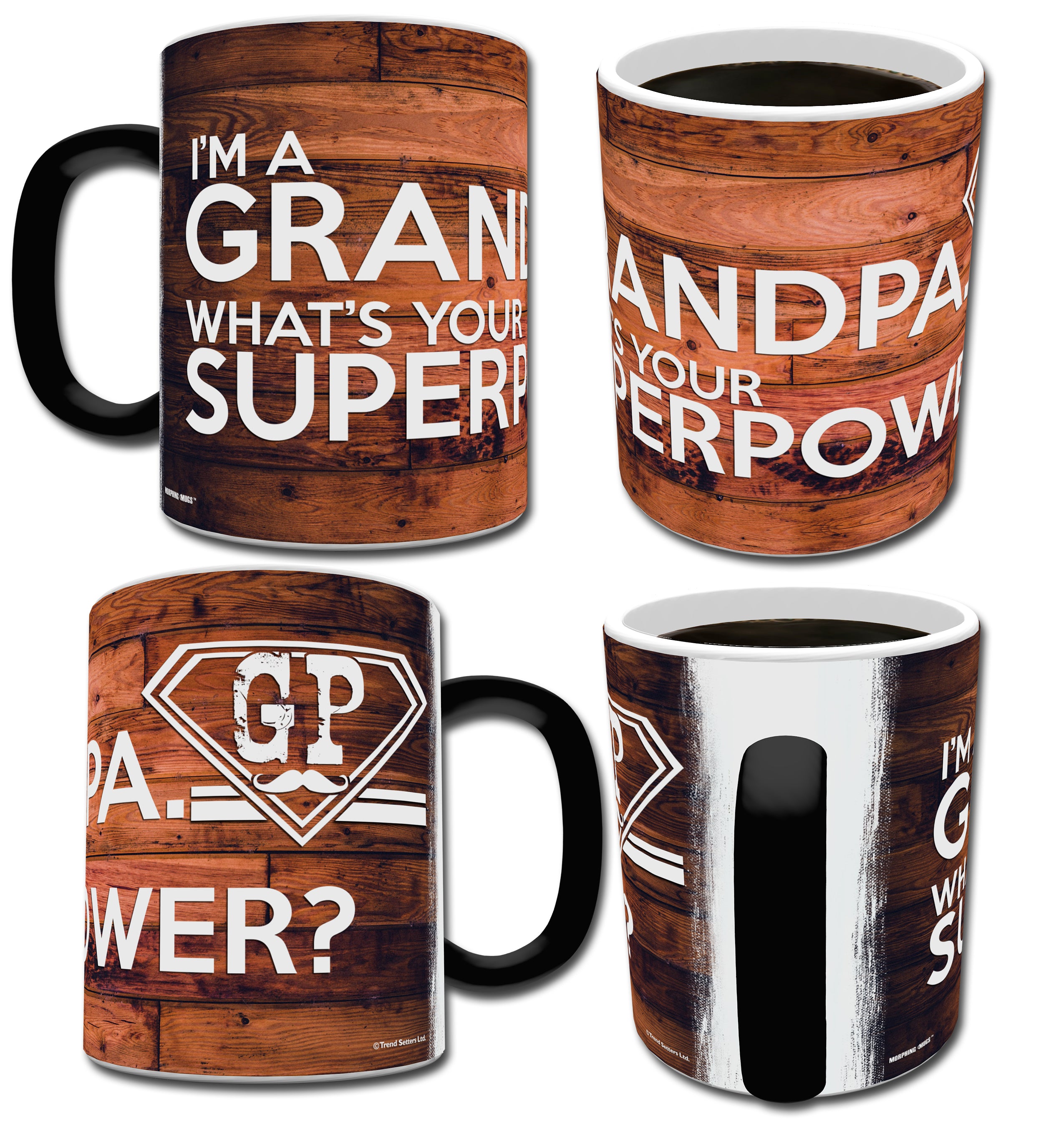 Family Collection (Grandpa Superpower) Morphing Mugs® Heat-Sensitive Mug MMUG301