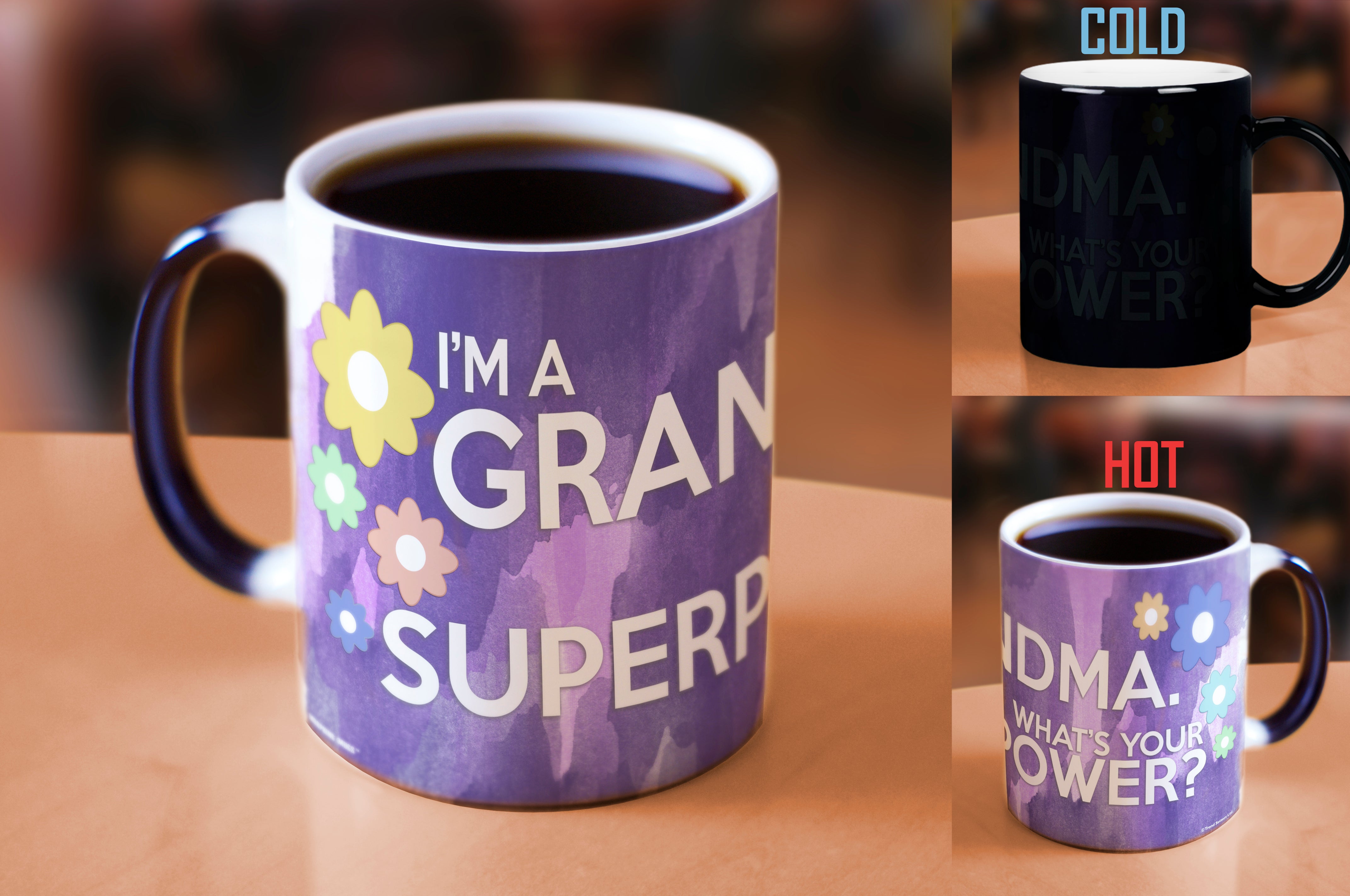 Family Collection (Grandma Superpower) Morphing Mugs® Heat-Sensitive Mug MMUG302