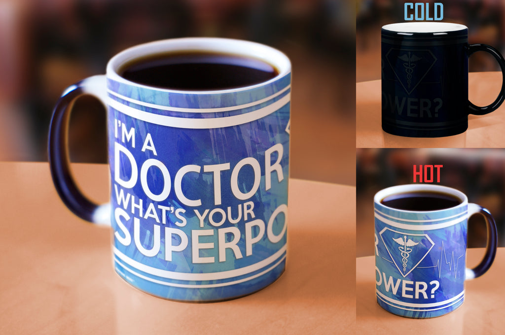 Career Collection (Doctor Superpower) Morphing Mugs® Heat-Sensitive Mug MMUG303