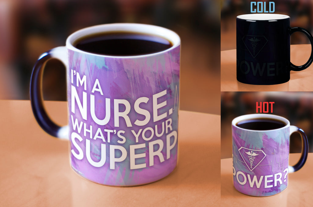 Career Collection (Nurse Superpower) Morphing Mugs® Heat-Sensitive Mug MMUG304