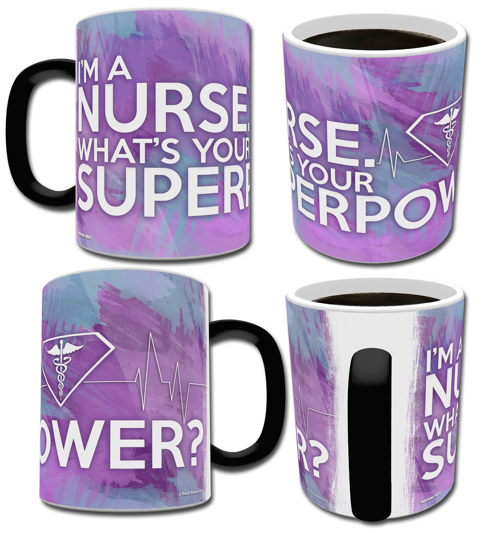 Career Collection (Nurse Superpower) Morphing Mugs® Heat-Sensitive Mug MMUG304