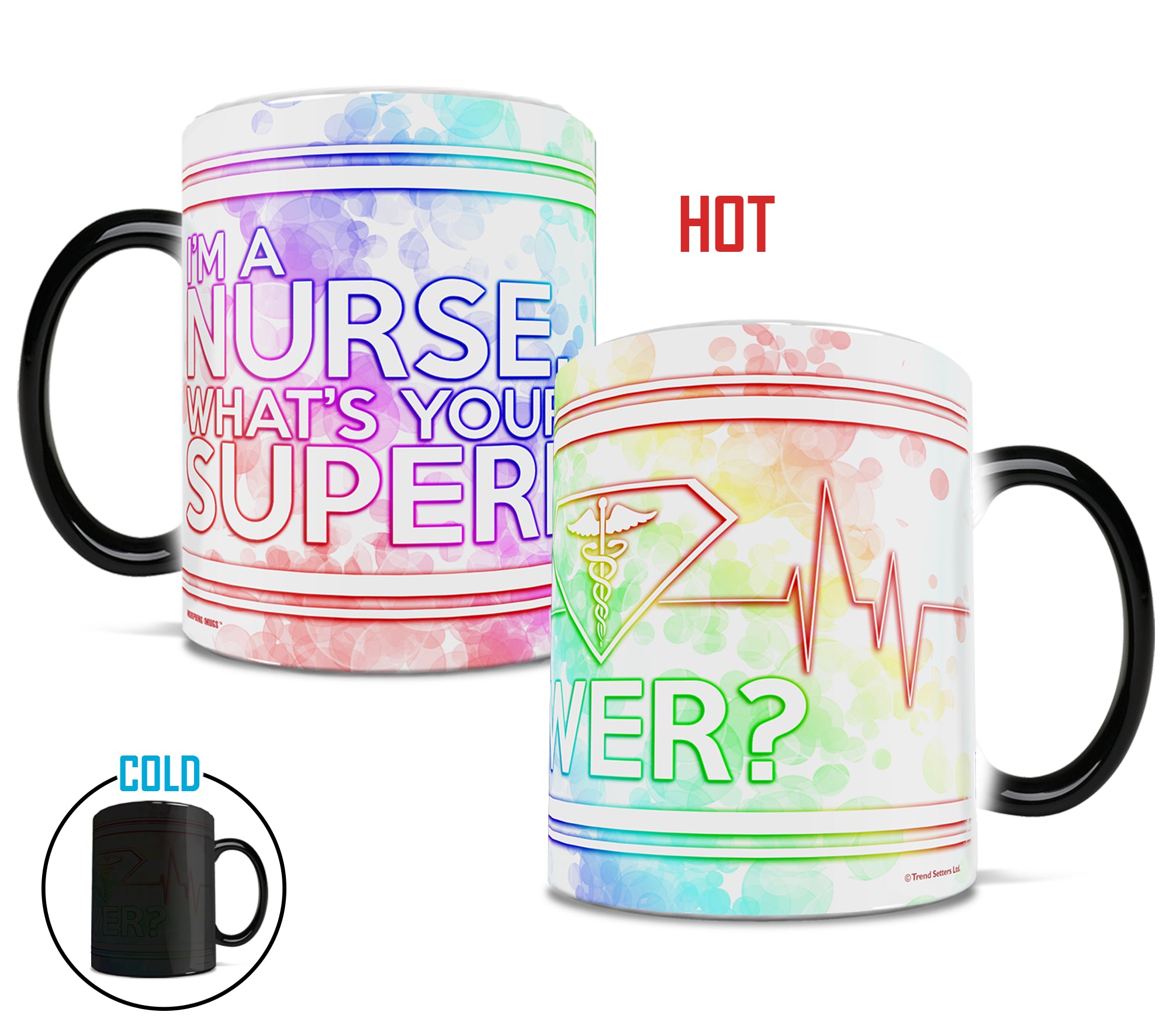 Career Collection (Nurse Superpower) Morphing Mugs® Heat-Sensitive Mug MMUG305