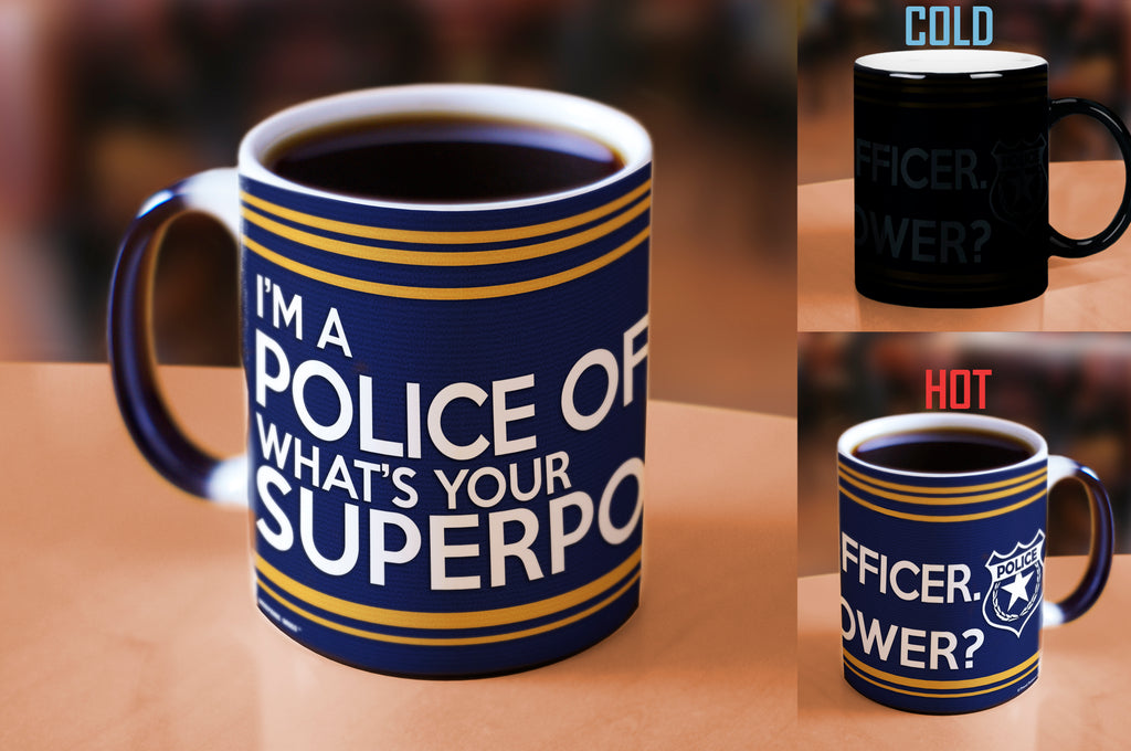 Career Collection (Police Superpower) Morphing Mugs® Heat-Sensitive Mug MMUG306