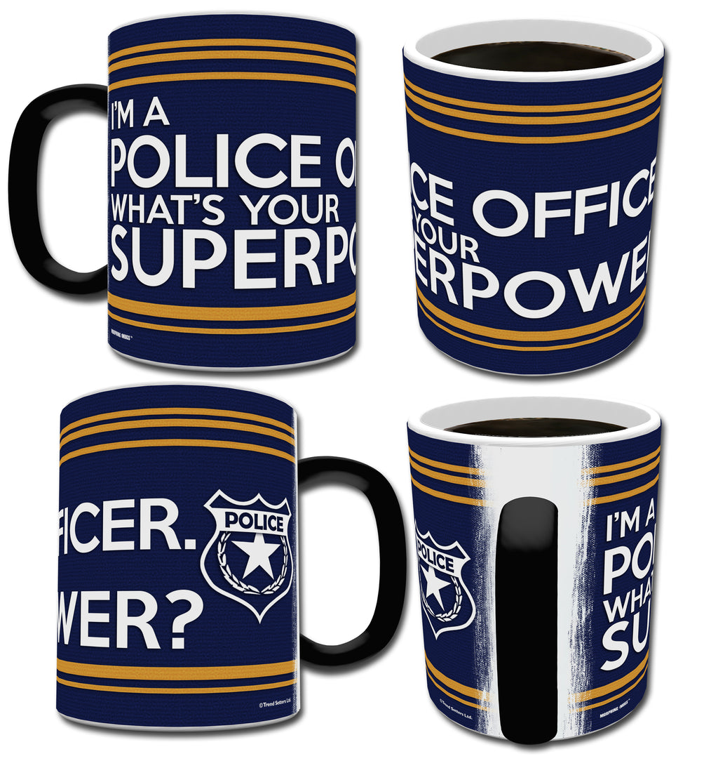 Career Collection (Police Superpower) Morphing Mugs® Heat-Sensitive Mug MMUG306