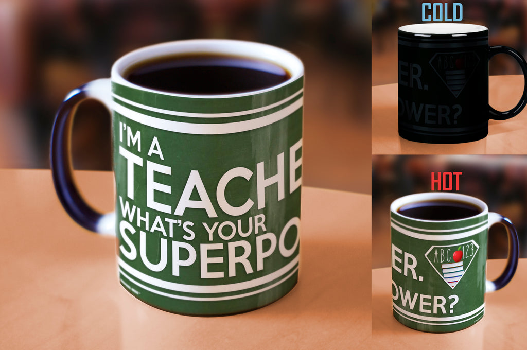 Career Collection (Teacher Superpower) Morphing Mugs® Heat-Sensitive Mug MMUG307