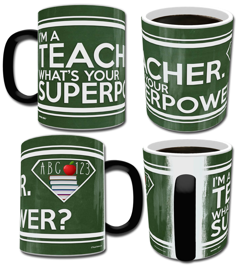 Career Collection (Teacher Superpower) Morphing Mugs® Heat-Sensitive Mug MMUG307