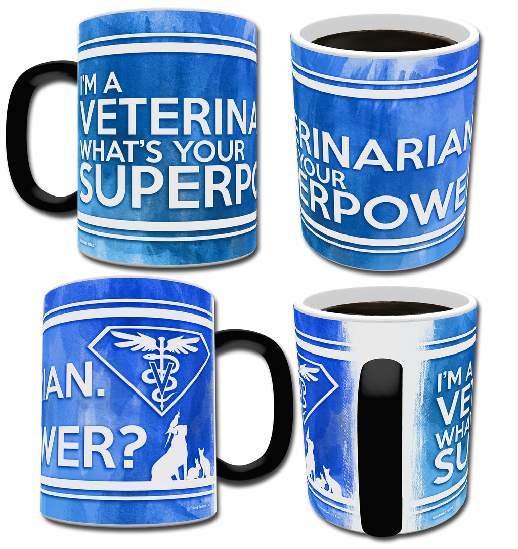 Career Collection (Veterinarian Superhero)  Morphing Mugs® Heat-Sensitive Mug MMUG308