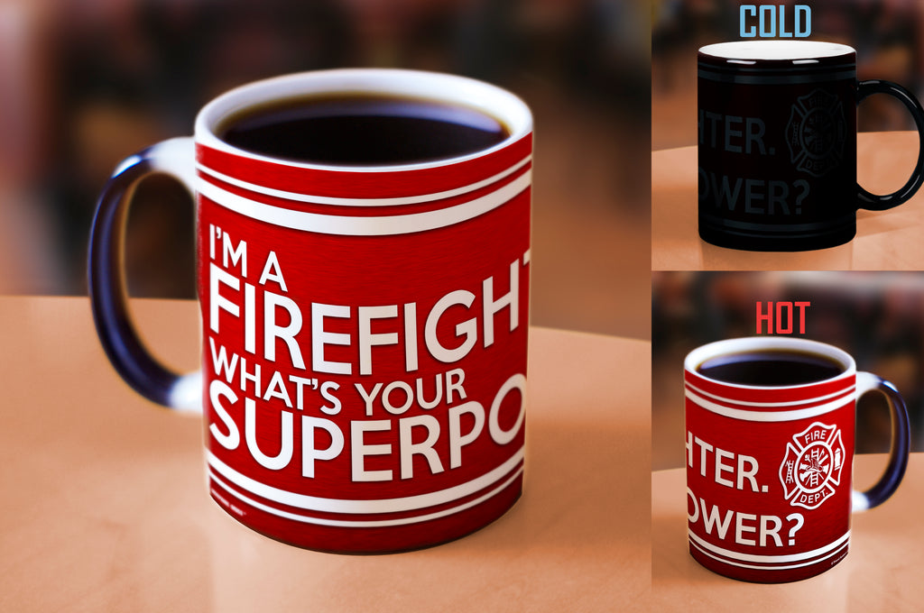 Career Collection (Firefighter Superpower) Morphing Mugs® Heat-Sensitive Mug MMUG309