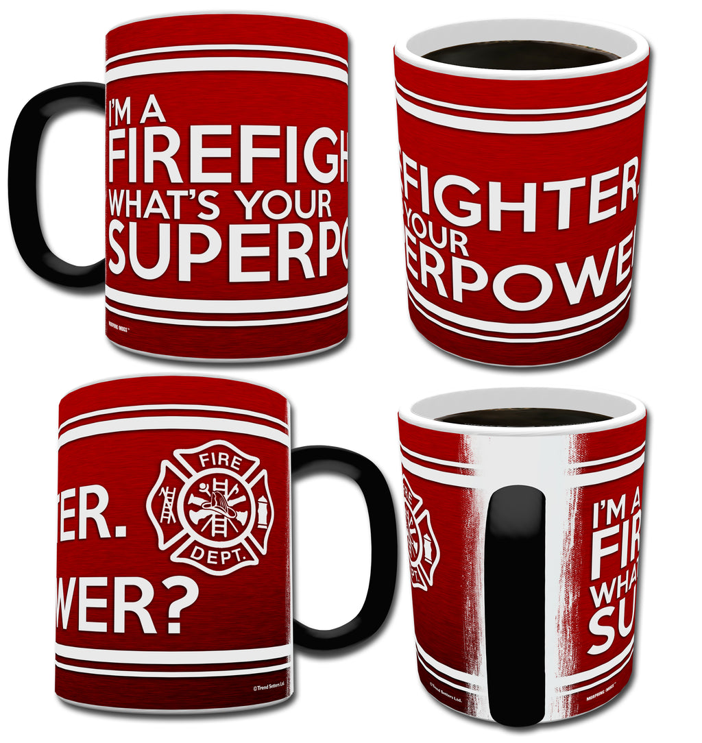 Career Collection (Firefighter Superpower) Morphing Mugs® Heat-Sensitive Mug MMUG309