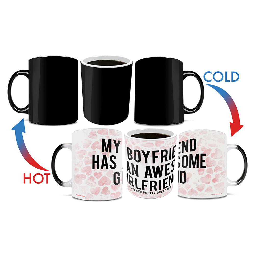 Valentines Day Collection (Awesome Girlfriend) Morphing Mugs® Heat-Sensitive Mug MMUG319