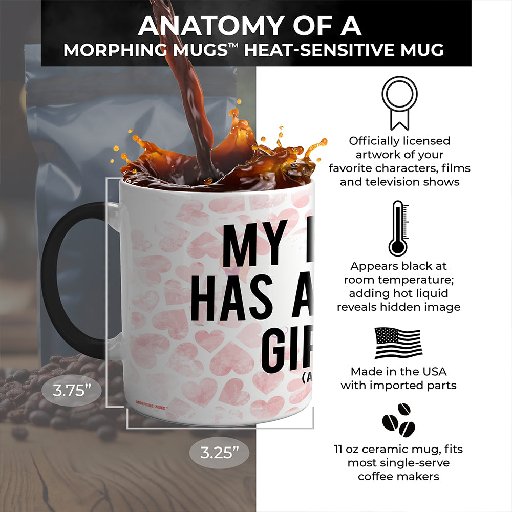 Valentines Day Collection (Awesome Girlfriend) Morphing Mugs® Heat-Sensitive Mug MMUG319