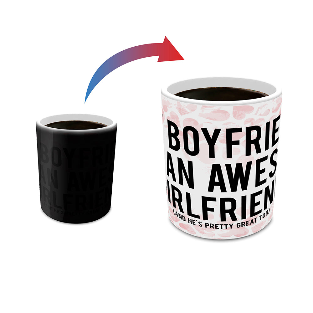Valentines Day Collection (Awesome Girlfriend) Morphing Mugs® Heat-Sensitive Mug MMUG319