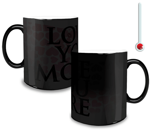 Valentines Day Collection (Love You More) Morphing Mugs® Heat-Sensitive Mug MMUG320
