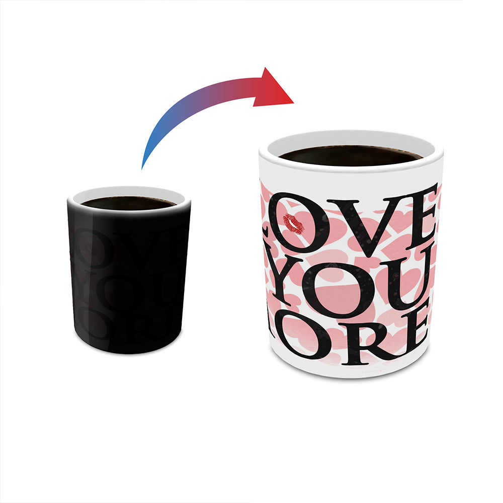 Valentines Day Collection (Love You More) Morphing Mugs® Heat-Sensitive Mug MMUG320