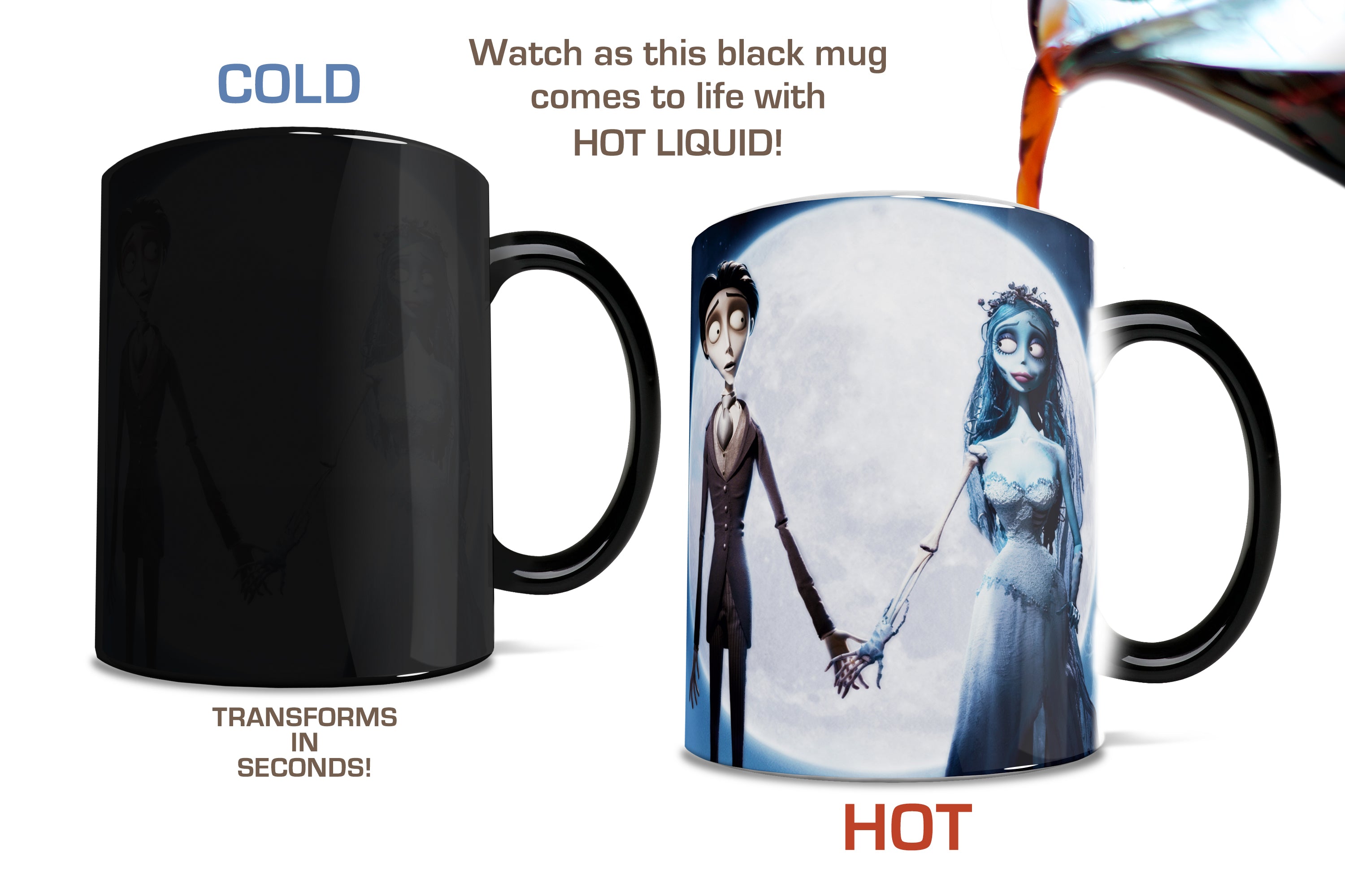 The Corpse Bride (Victor and Emily) Morphing Mugs® Heat-Sensitive Mug MMUG325