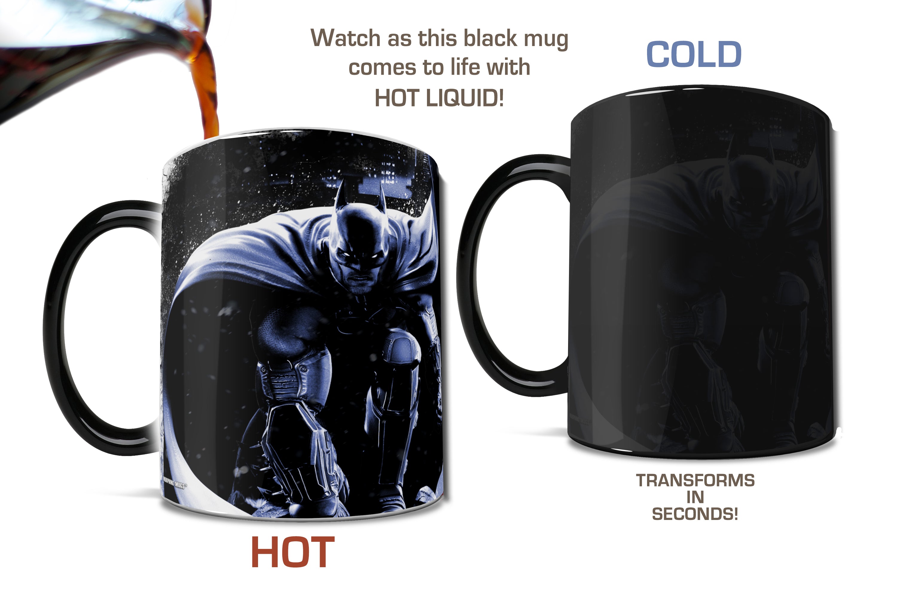DC Comics (Batman: Arkham Origins - Batman) Morphing Mugs® Heat-Sensitive Mug MMUG327