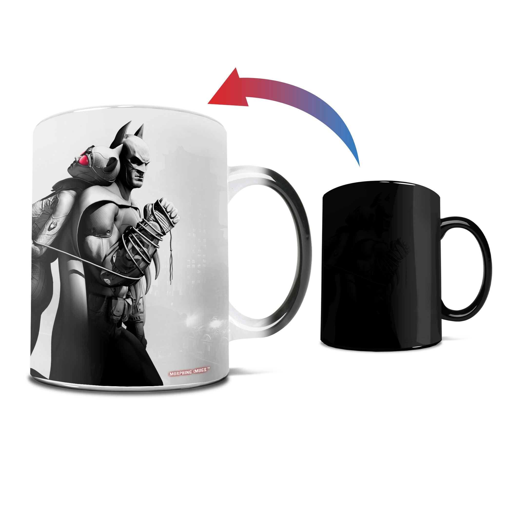 DC Comics (Batman: Arkham City – Batman and Catwoman) Morphing Mugs® Heat-Sensitive Mug MMUG329