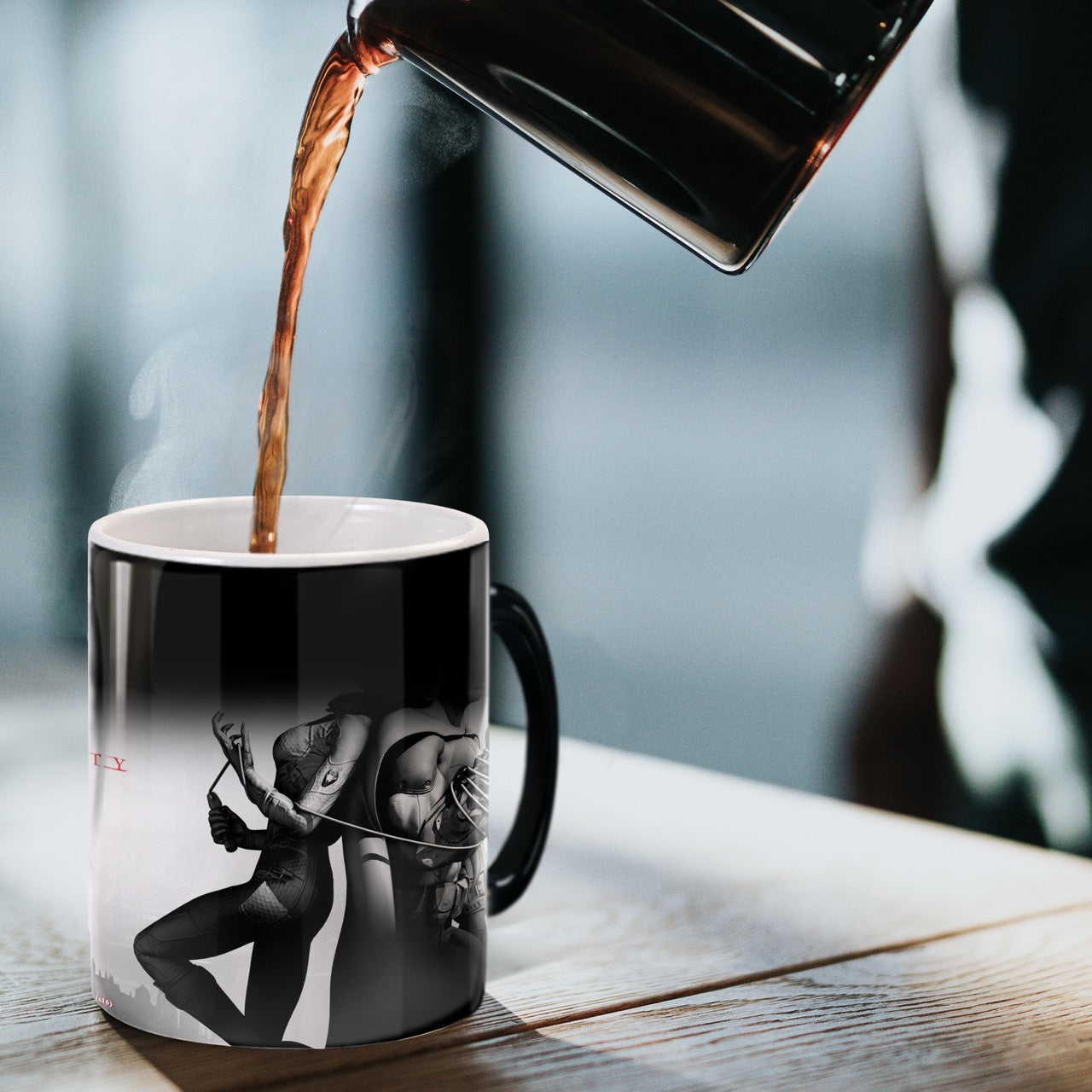 DC Comics (Batman: Arkham City – Batman and Catwoman) Morphing Mugs® Heat-Sensitive Mug MMUG329