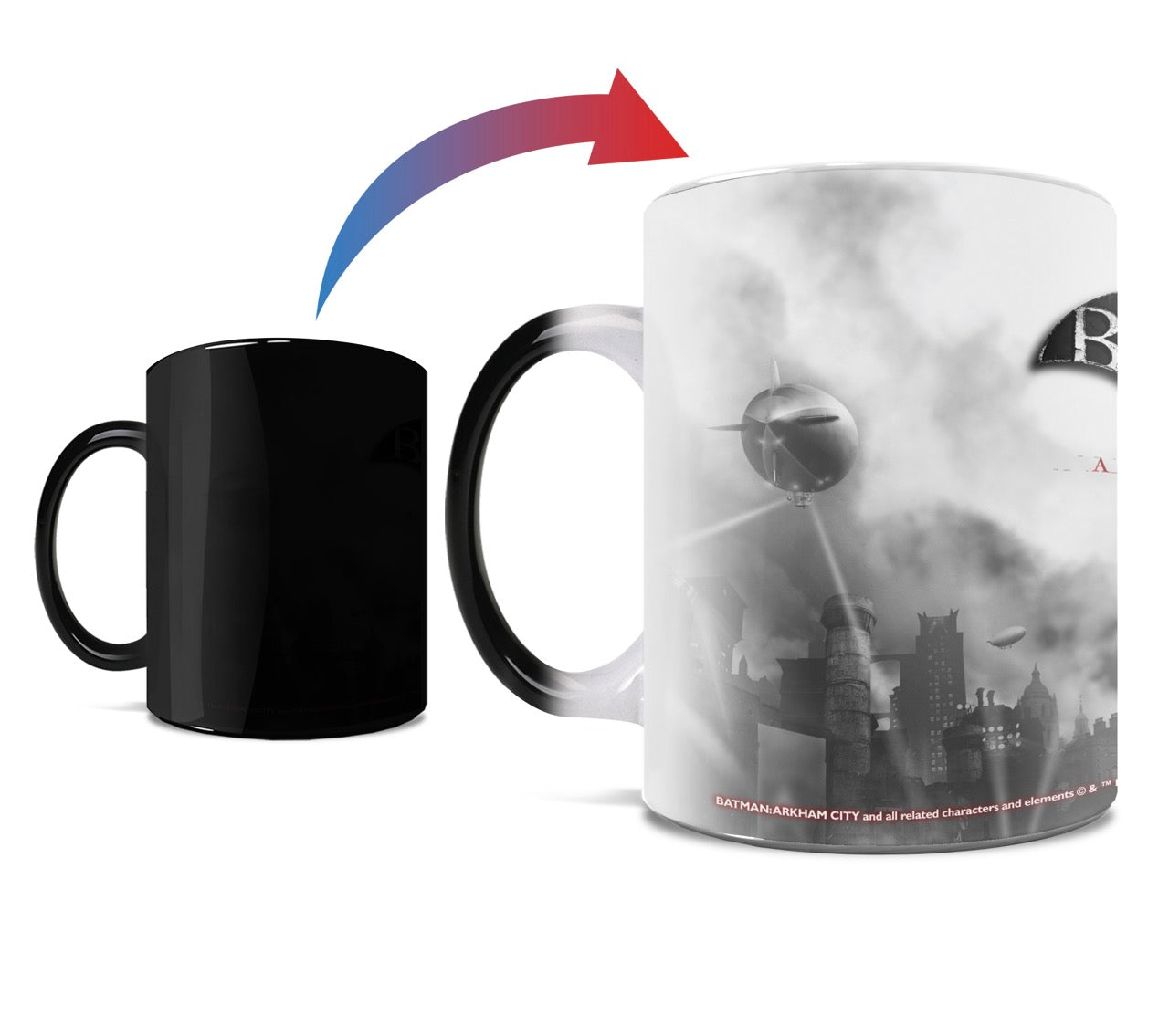 DC Comics (Batman: Arkham City – Batman and Catwoman) Morphing Mugs® Heat-Sensitive Mug MMUG329