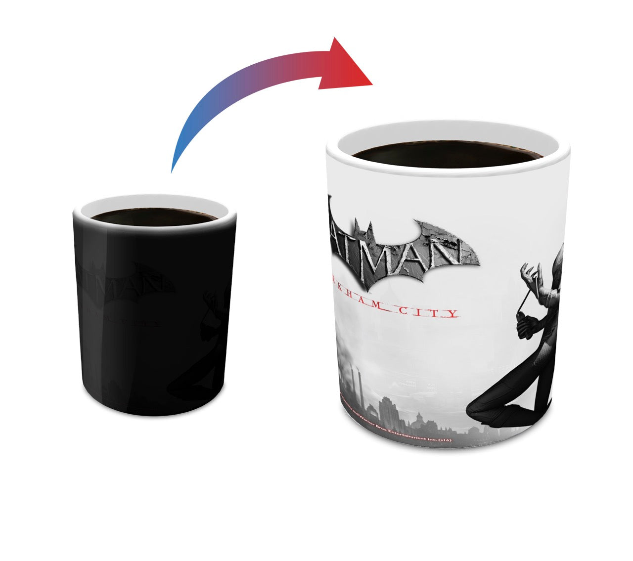 DC Comics (Batman: Arkham City – Batman and Catwoman) Morphing Mugs® Heat-Sensitive Mug MMUG329
