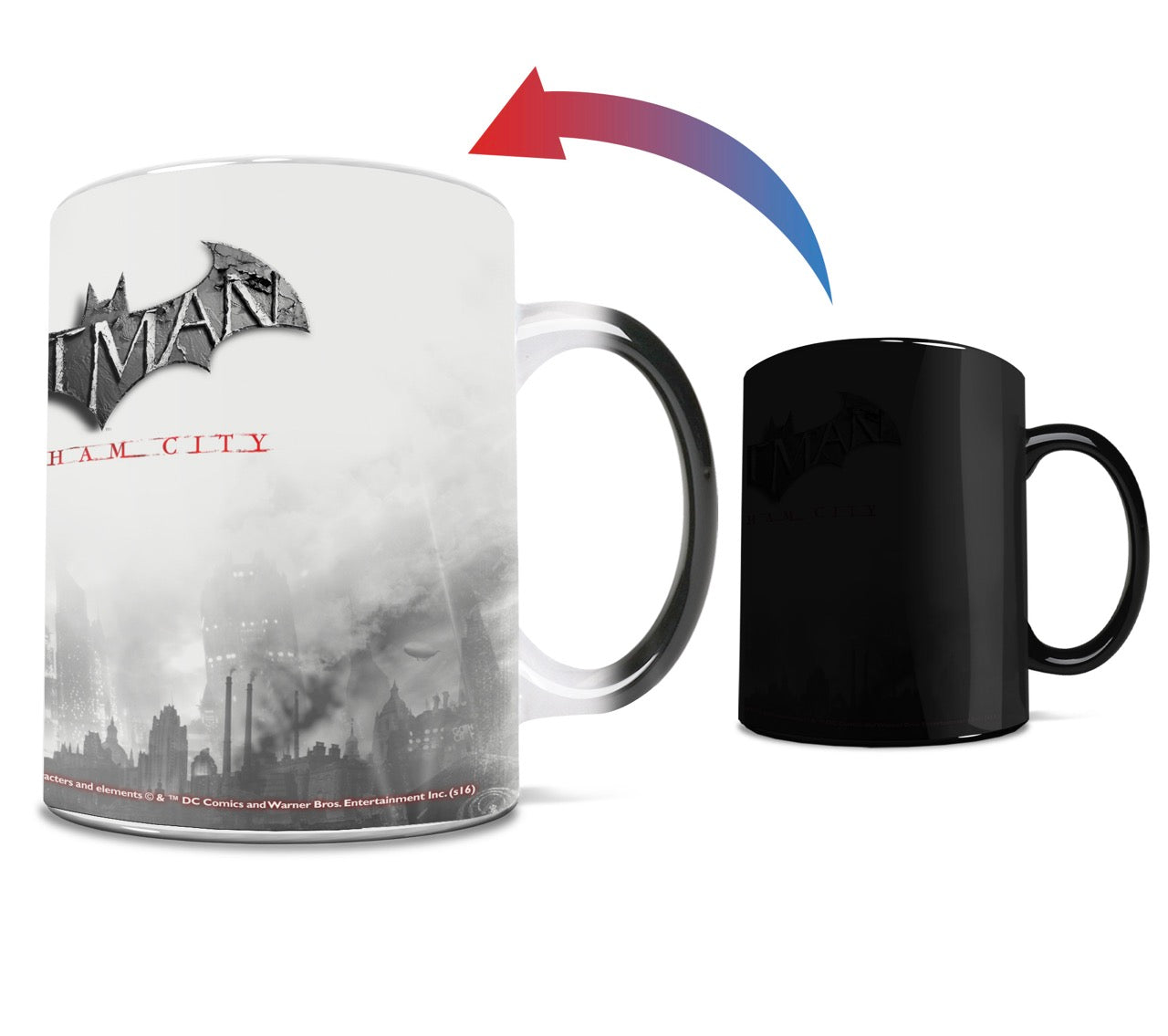 DC Comics (Batman: Arkham City – Batman and Harley) Morphing Mugs® Heat-Sensitive Mug MMUG330