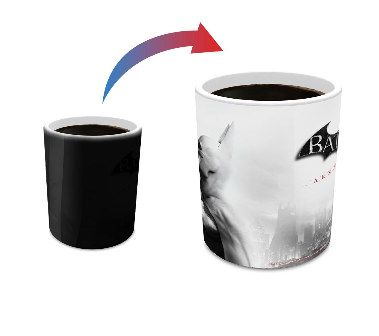 DC Comics (Batman: Arkham City – Batman and The Joker) Morphing Mugs® Heat-Sensitive Mug MMUG331