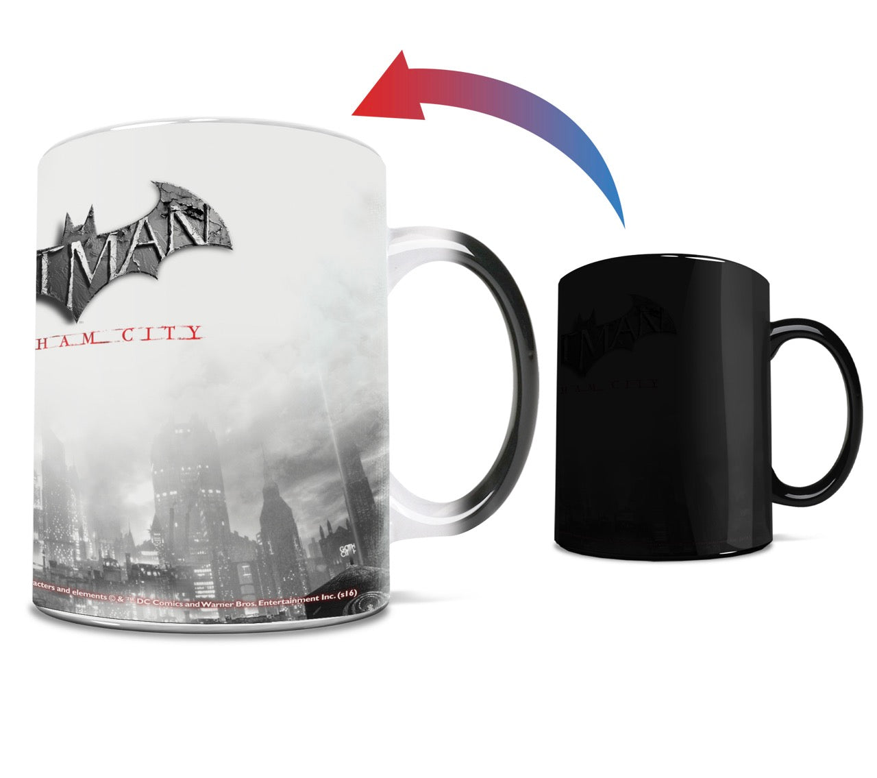 DC Comics (Batman: Arkham City – Batman and The Joker) Morphing Mugs® Heat-Sensitive Mug MMUG331