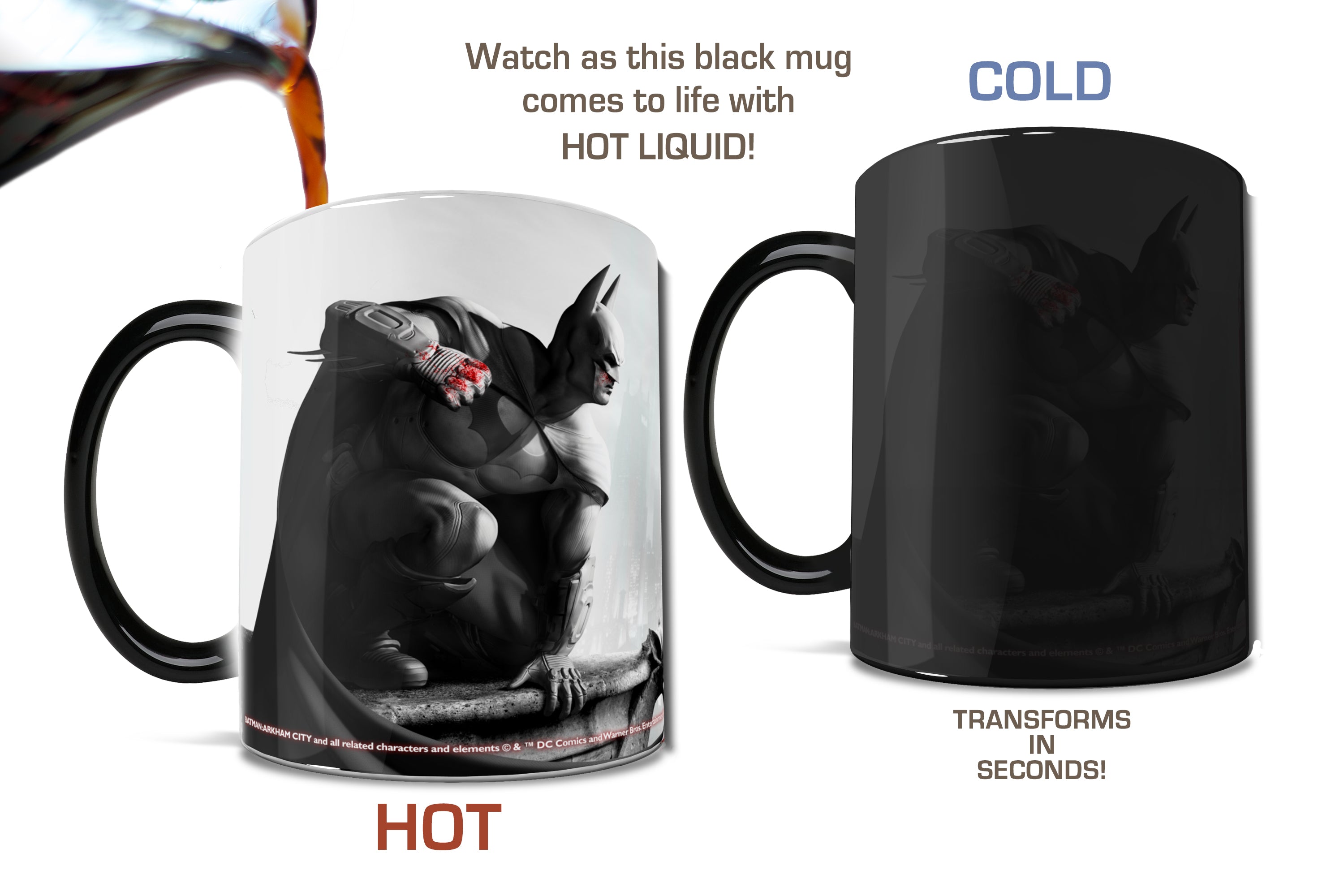 DC Comics (Batman: Arkham City - Batman) Morphing Mugs® Heat-Sensitive Mug MMUG332