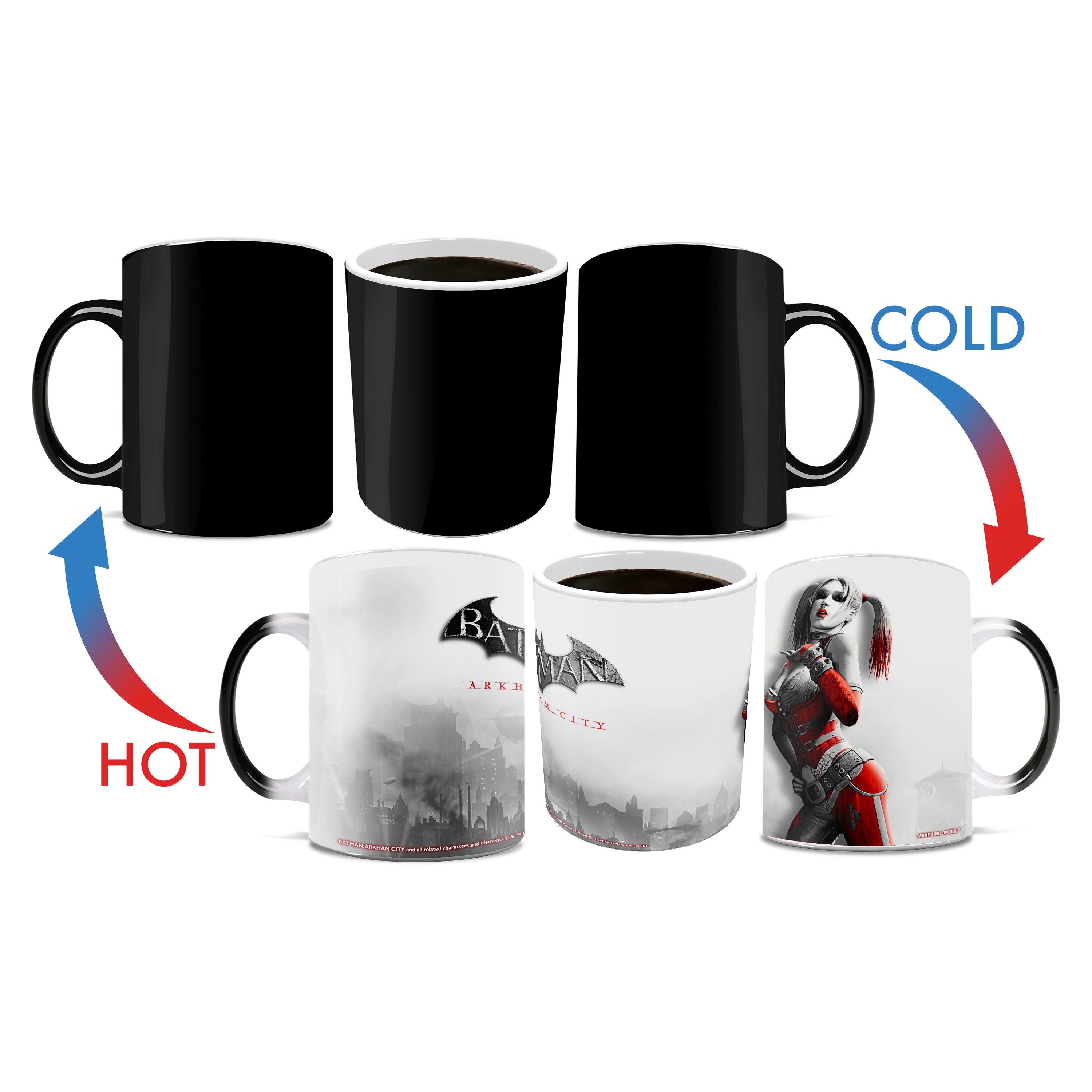 DC Comics (Batman: Arkham City - Harley Quinn) Morphing Mugs® Heat-Sensitive Mug MMUG334
