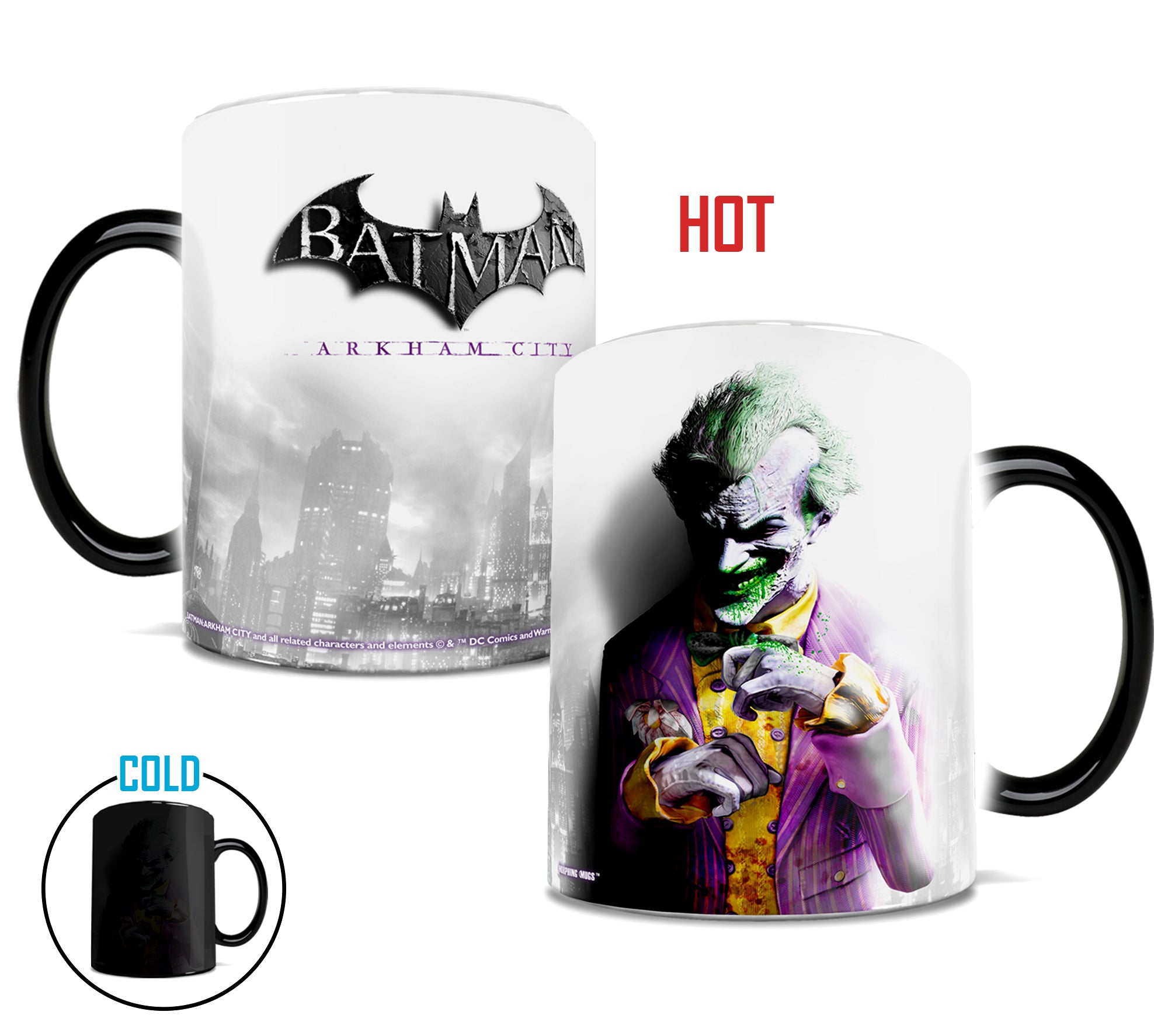 DC Comics (Batman: Arkham City - The Joker) Morphing Mugs® Heat-Sensitive Mug MMUG335