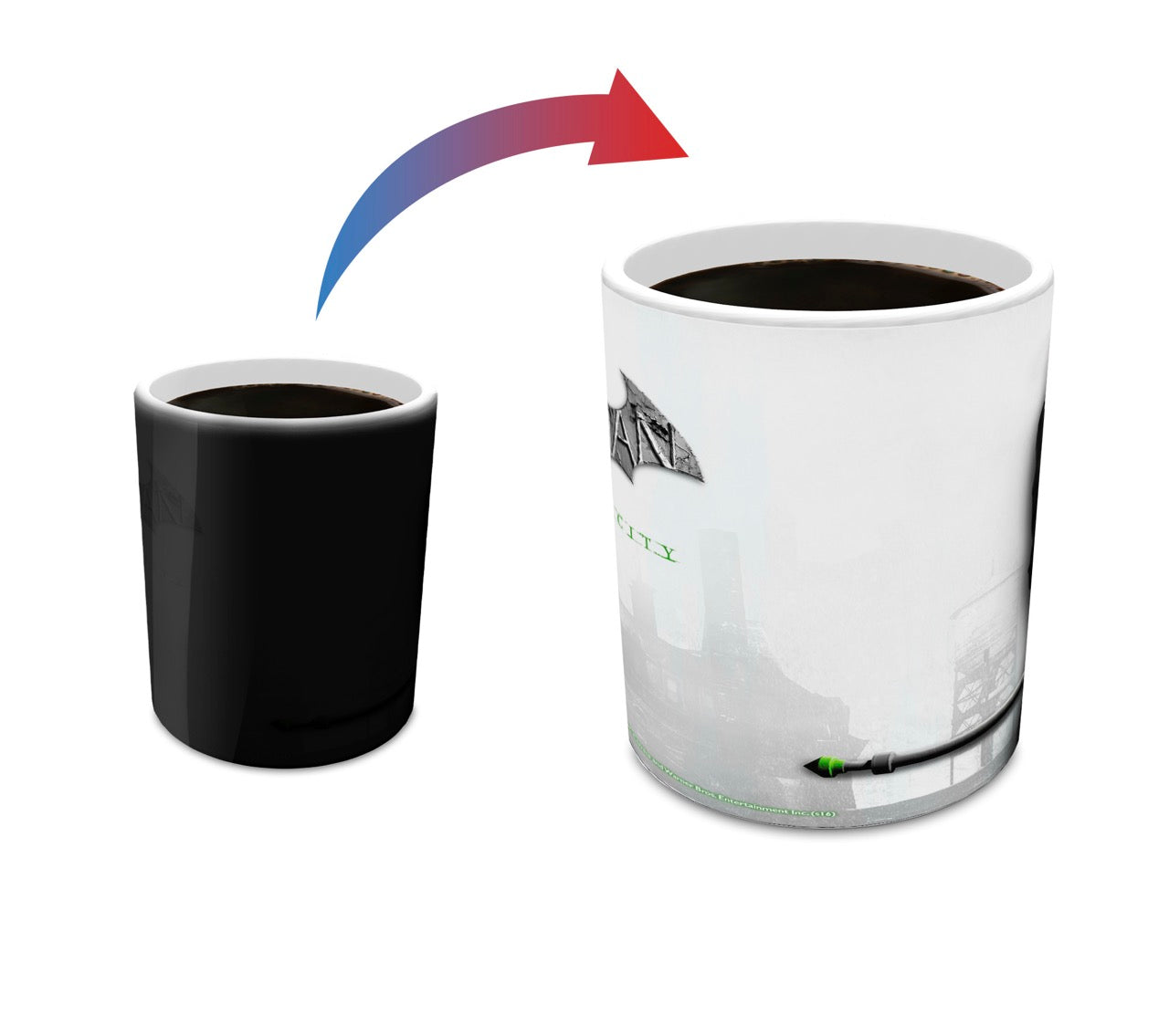 DC Comics (Batman: Arkham City – The Riddler) Morphing Mugs® Heat-Sensitive Mug MMUG338