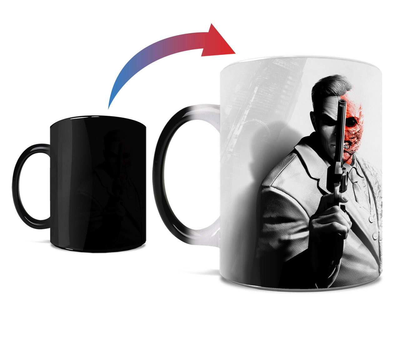 DC Comics (Batman: Arkham City – Two Face) Morphing Mugs® Heat-Sensitive Mug MMUG339