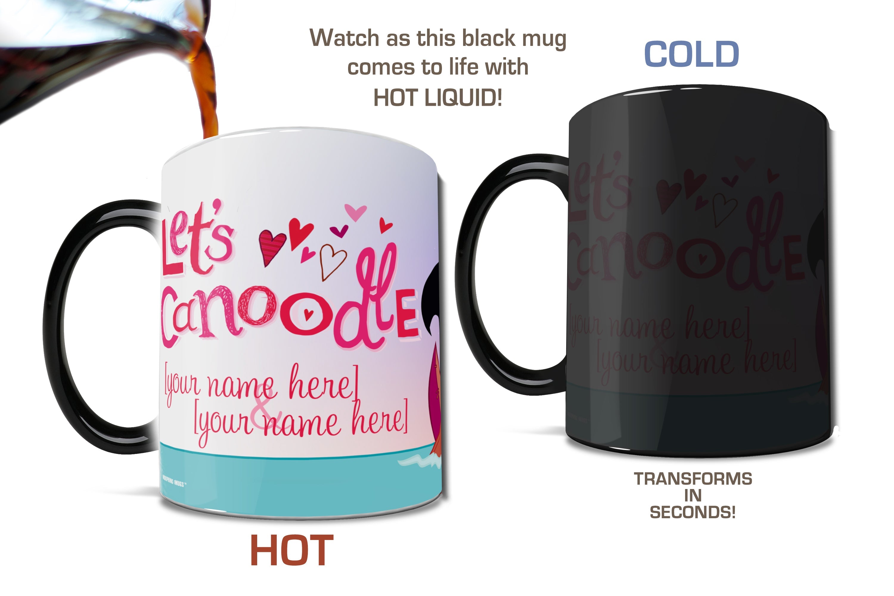 Looney Tunes (Let's Canoodle - Personalized) Morphing Mugs® Heat-Sensitive Mug MMUG342