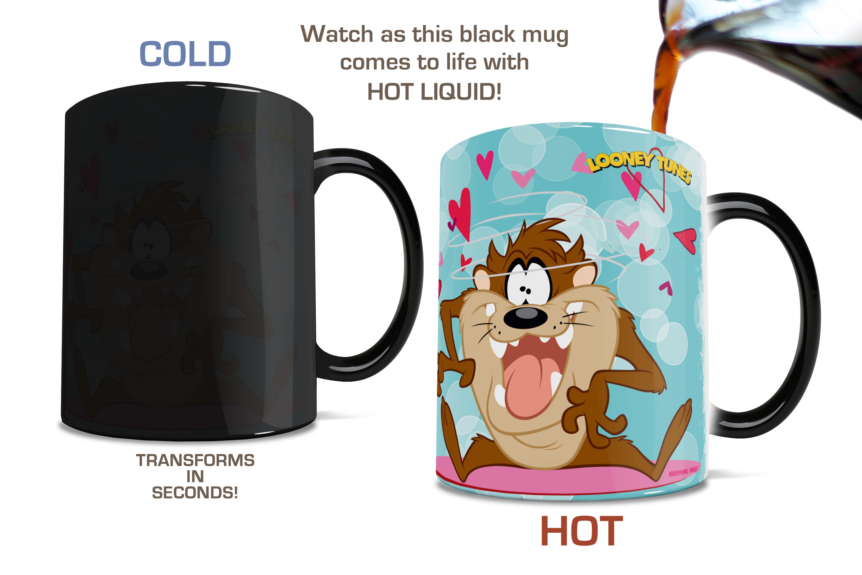 Looney Tunes (Crazy in Love) Morphing Mugs® Heat-Sensitive Mug MMUG345