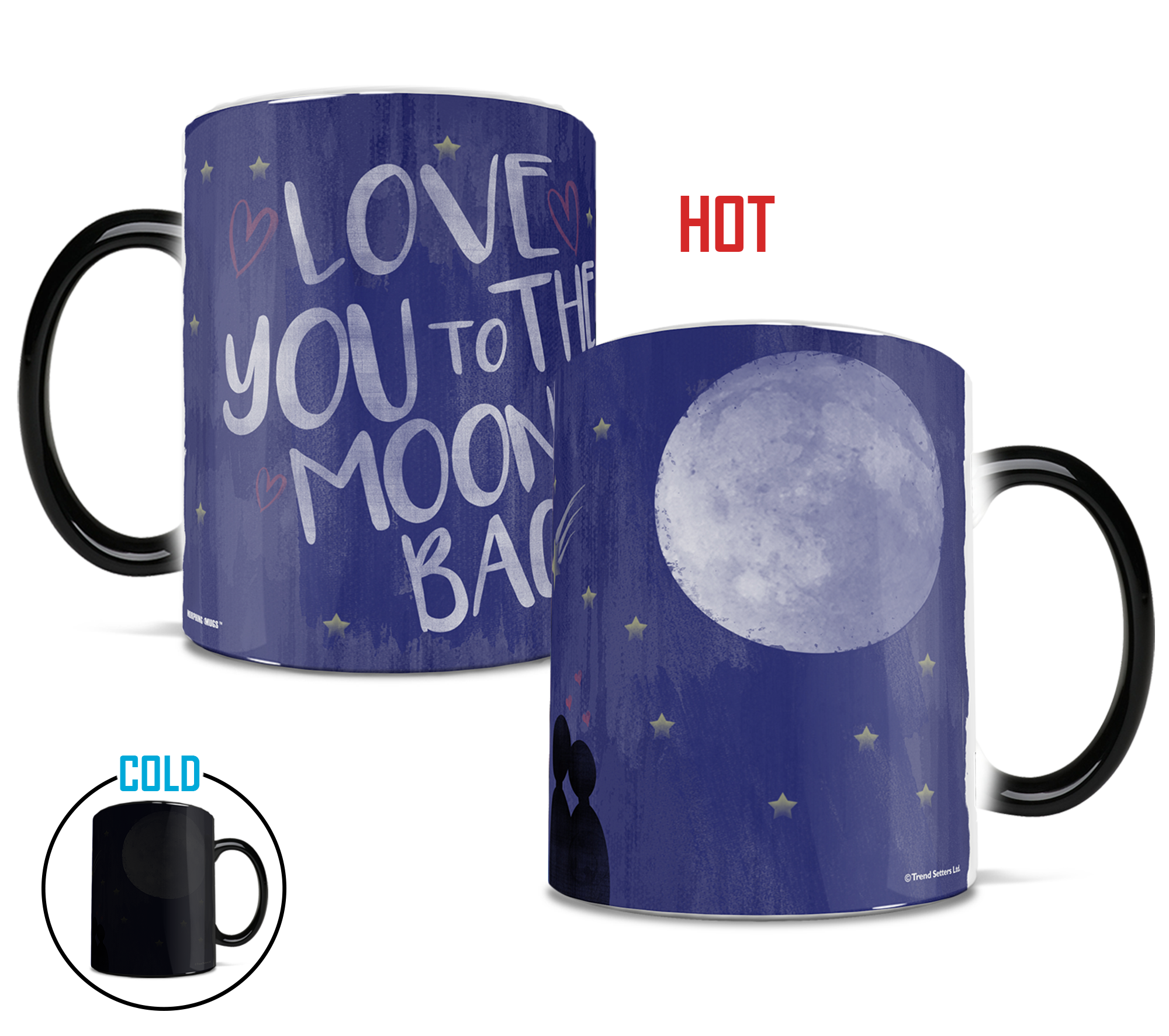 Valentines Day Collection (Love You To The Moon And Back) Morphing Mugs® Heat-Sensitive Mug MMUG352