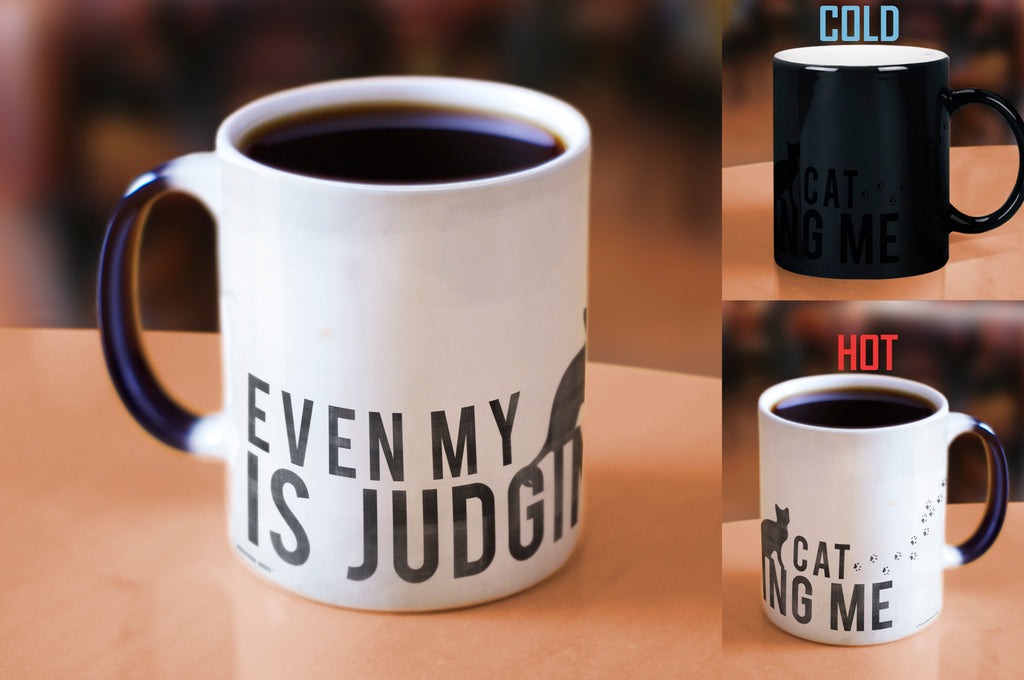 Pet Collection (Judg Mental Cat) Morphing Mugs® Heat-Sensitive Mug MMUG358