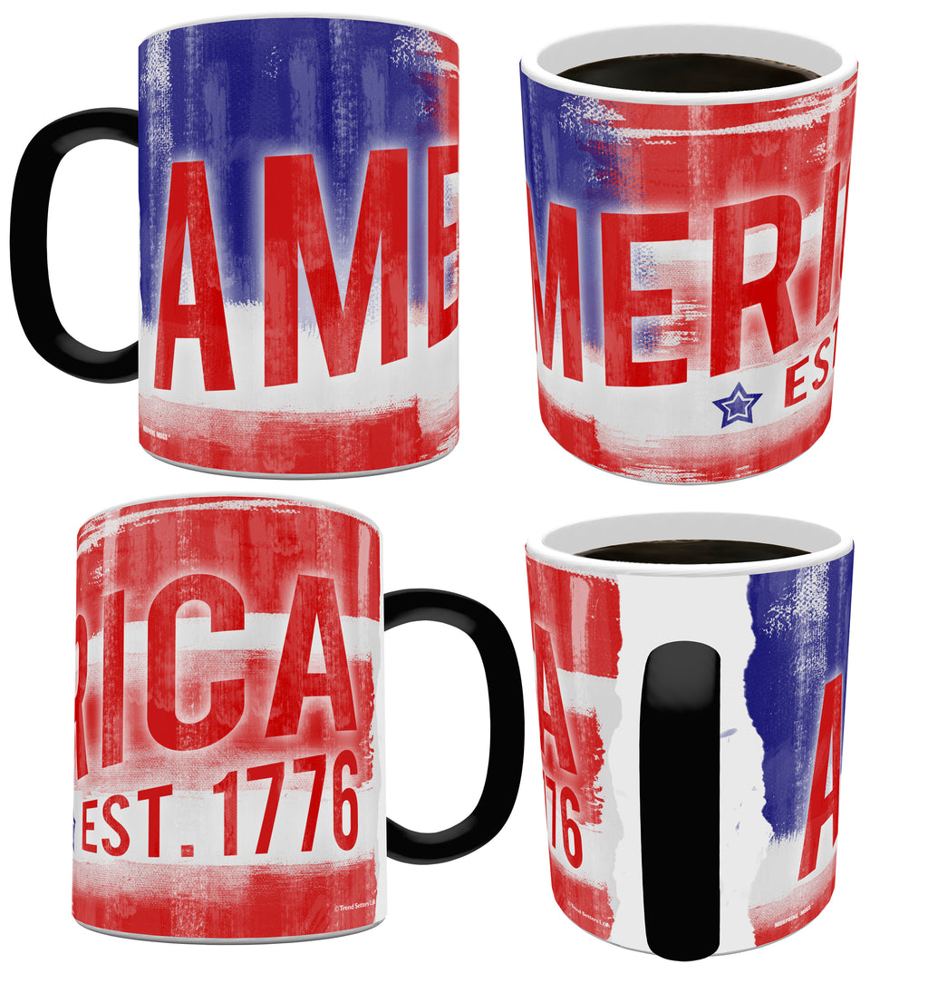 Patriotic Collection (America Est. 1776) Morphing Mugs® Heat-Sensitive Mug MMUG361