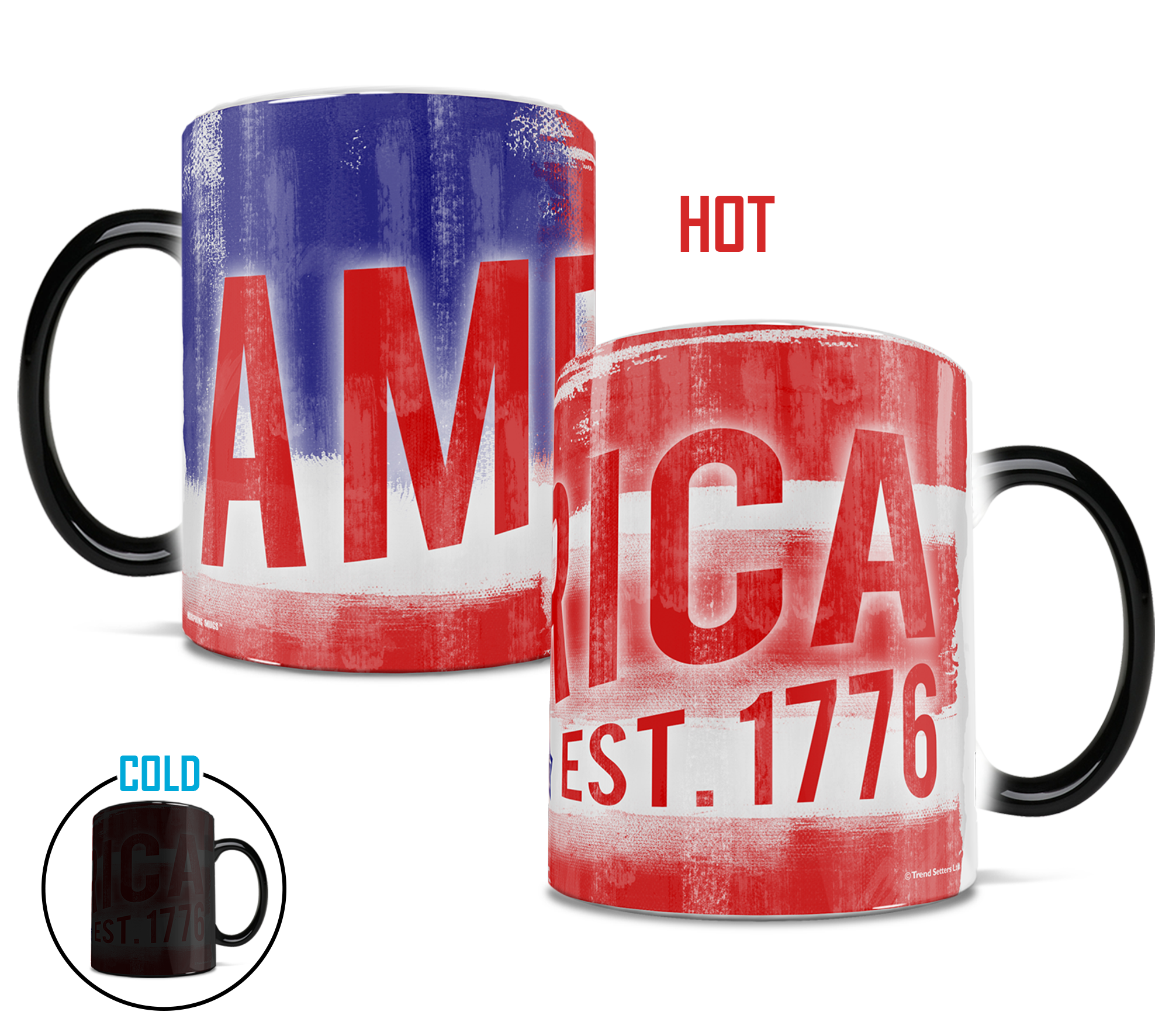 Patriotic Collection (America Est. 1776) Morphing Mugs® Heat-Sensitive Mug MMUG361