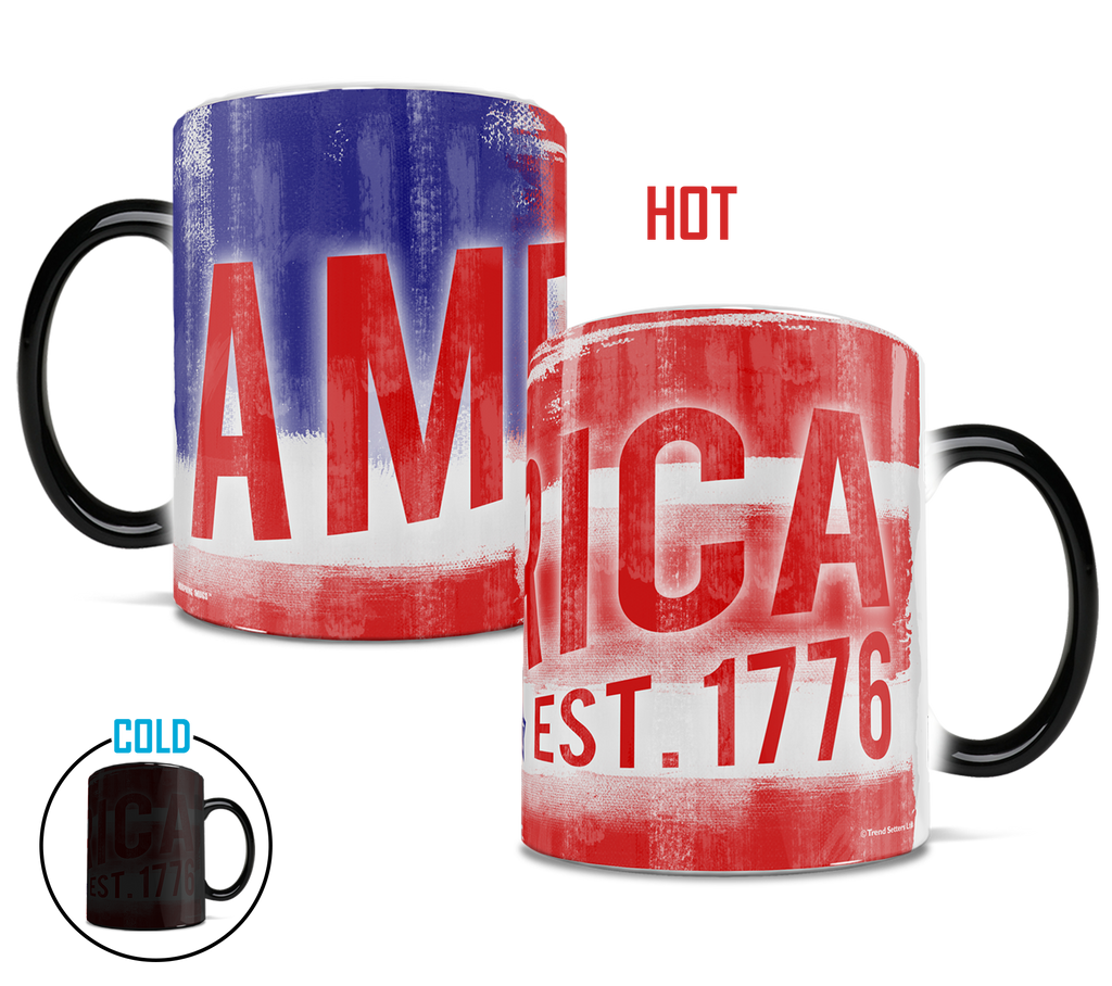 Patriotic Collection (America Est. 1776) Morphing Mugs® Heat-Sensitive Mug MMUG361