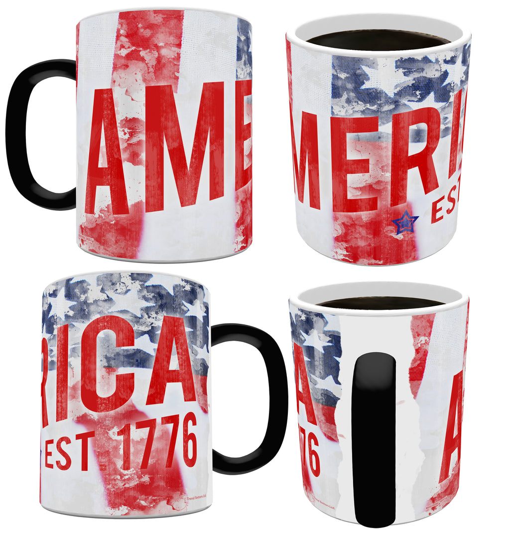 Patriotic Collection (America Est. 1776) Morphing Mugs® Heat-Sensitive Mug MMUG362