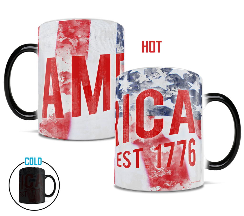 Patriotic Collection (America Est. 1776) Morphing Mugs® Heat-Sensitive Mug MMUG362