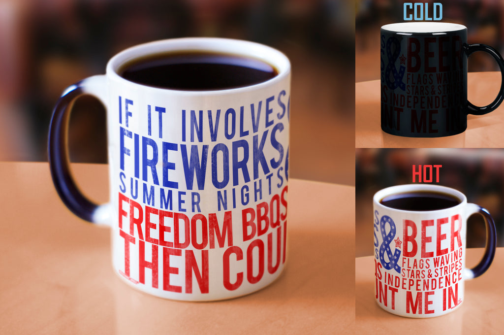 Patriotic Collection (Count Me In) Morphing Mugs® Heat-Sensitive Mug MMUG363