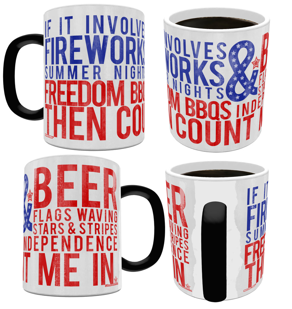 Patriotic Collection (Count Me In) Morphing Mugs® Heat-Sensitive Mug MMUG363