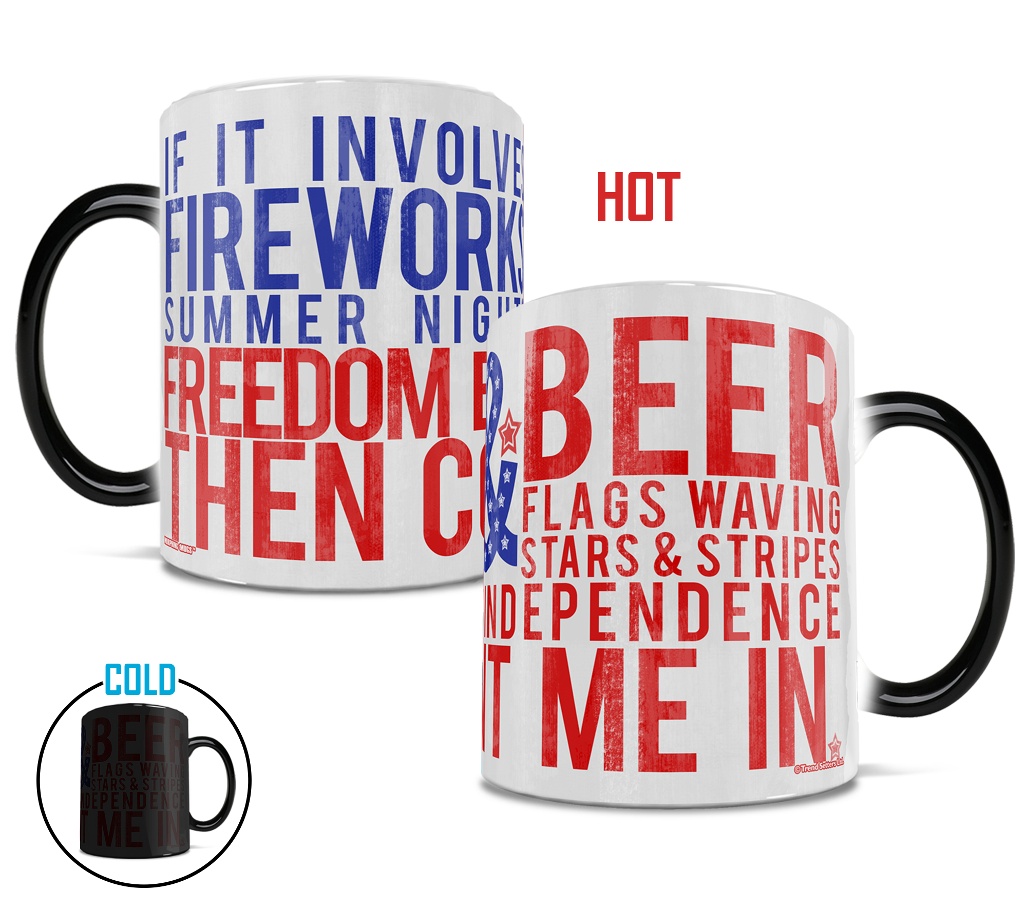 Patriotic Collection (Count Me In) Morphing Mugs® Heat-Sensitive Mug MMUG363