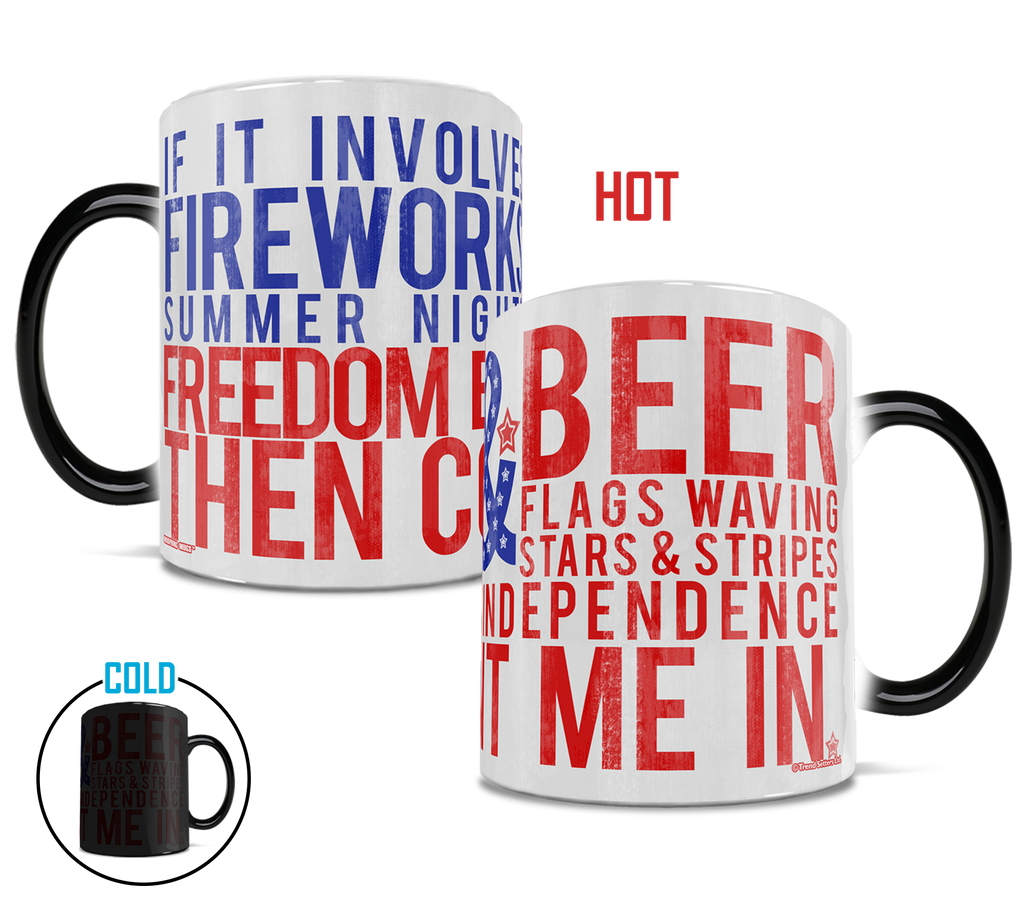 Patriotic Collection (Count Me In) Morphing Mugs® Heat-Sensitive Mug MMUG363