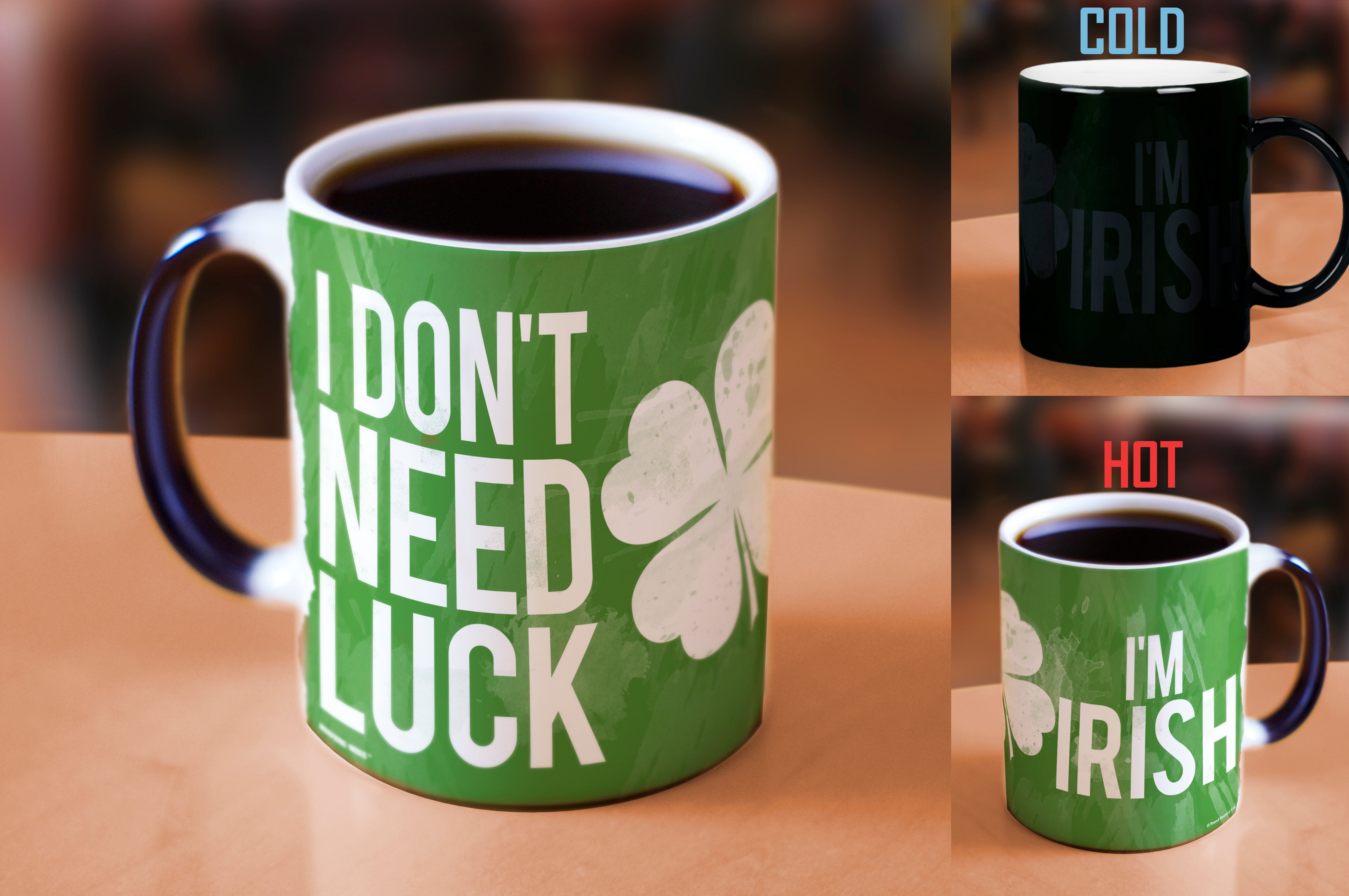 St. Patricks Day Collection (Luck of the Irish) Morphing Mugs® Heat-Sensitive Mug MMUG364