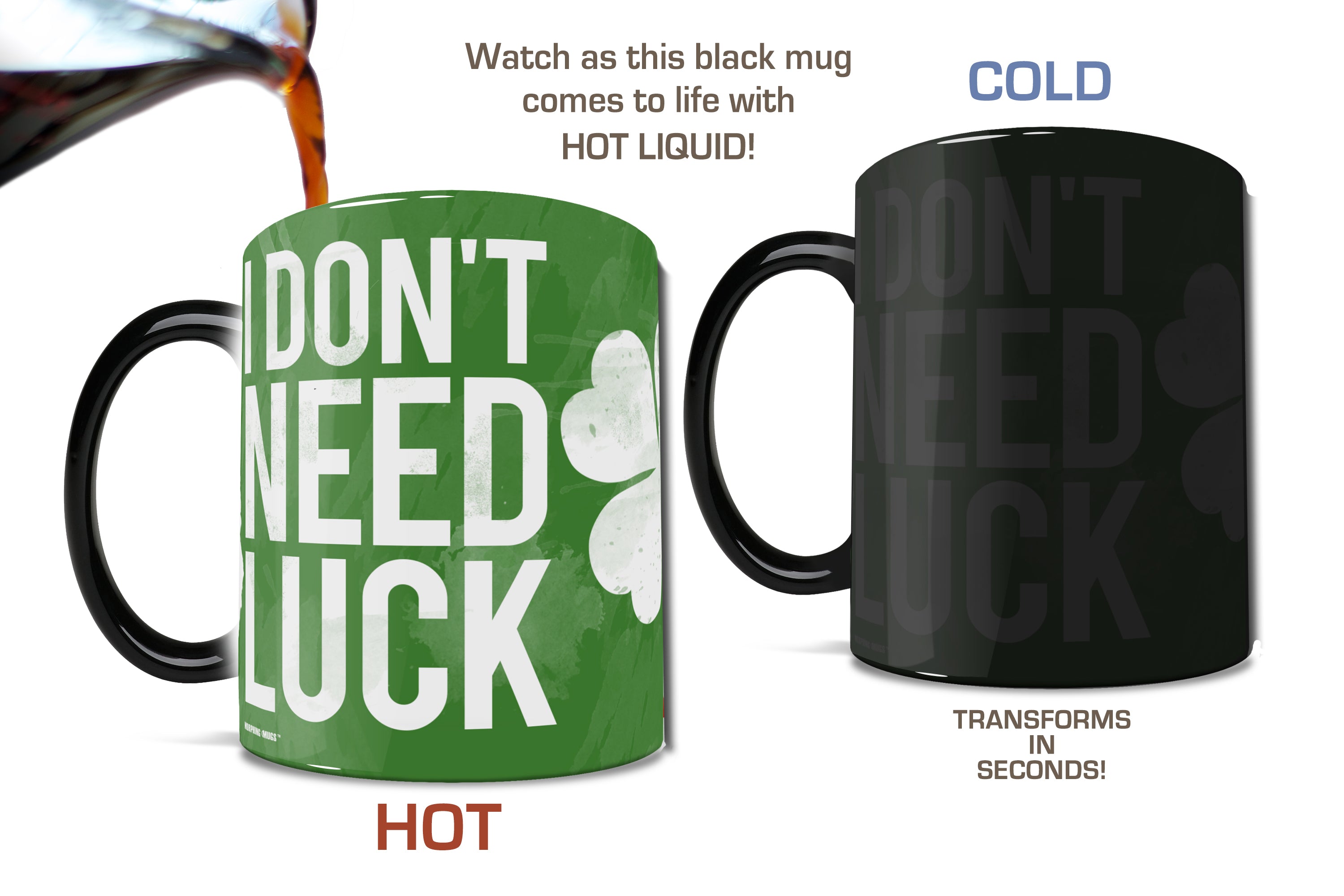 St. Patricks Day Collection (Luck of the Irish) Morphing Mugs® Heat-Sensitive Mug MMUG364